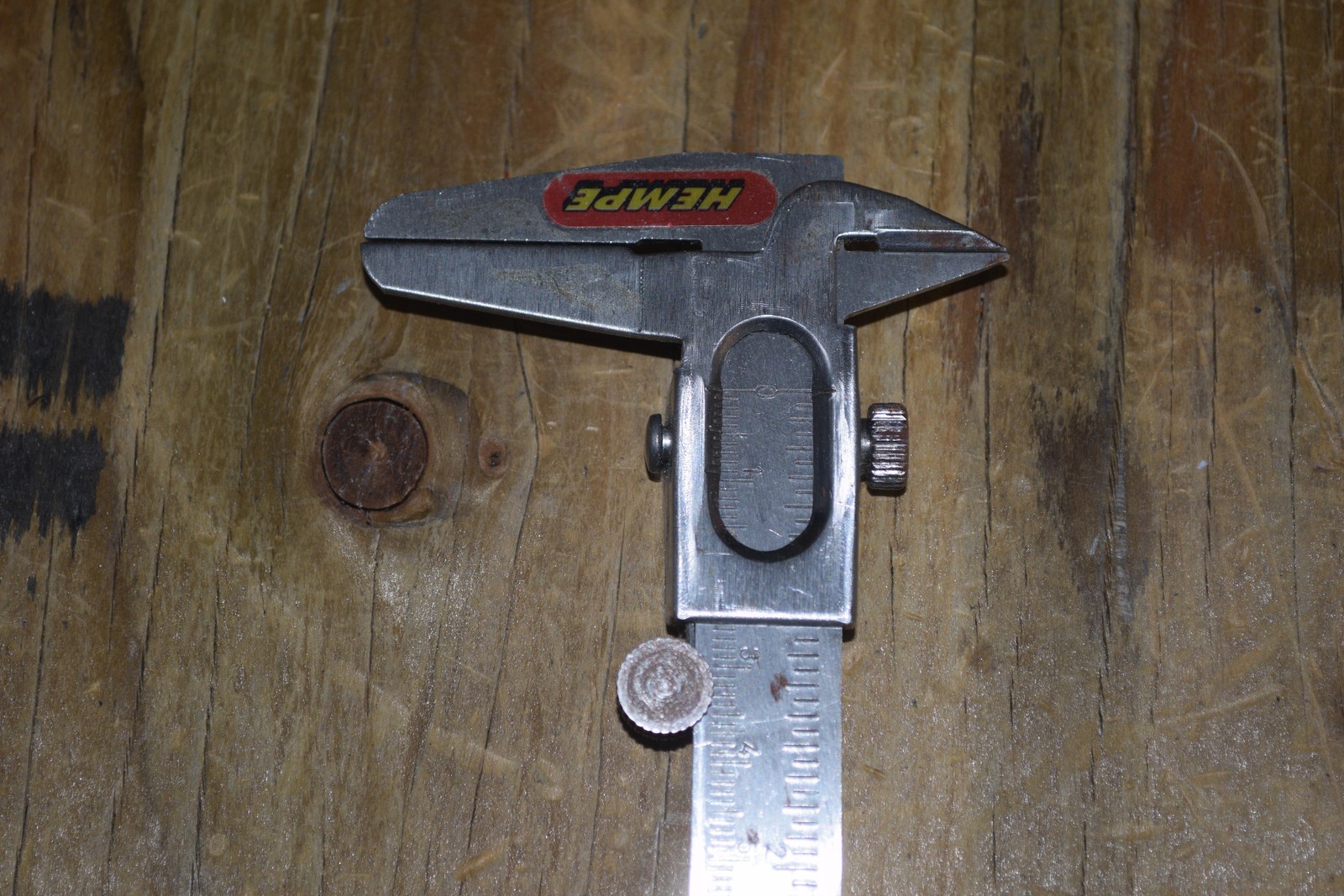 HEMPE Stainless Steel Vernier Caliper Vintage Precision Measuring Tool Manual