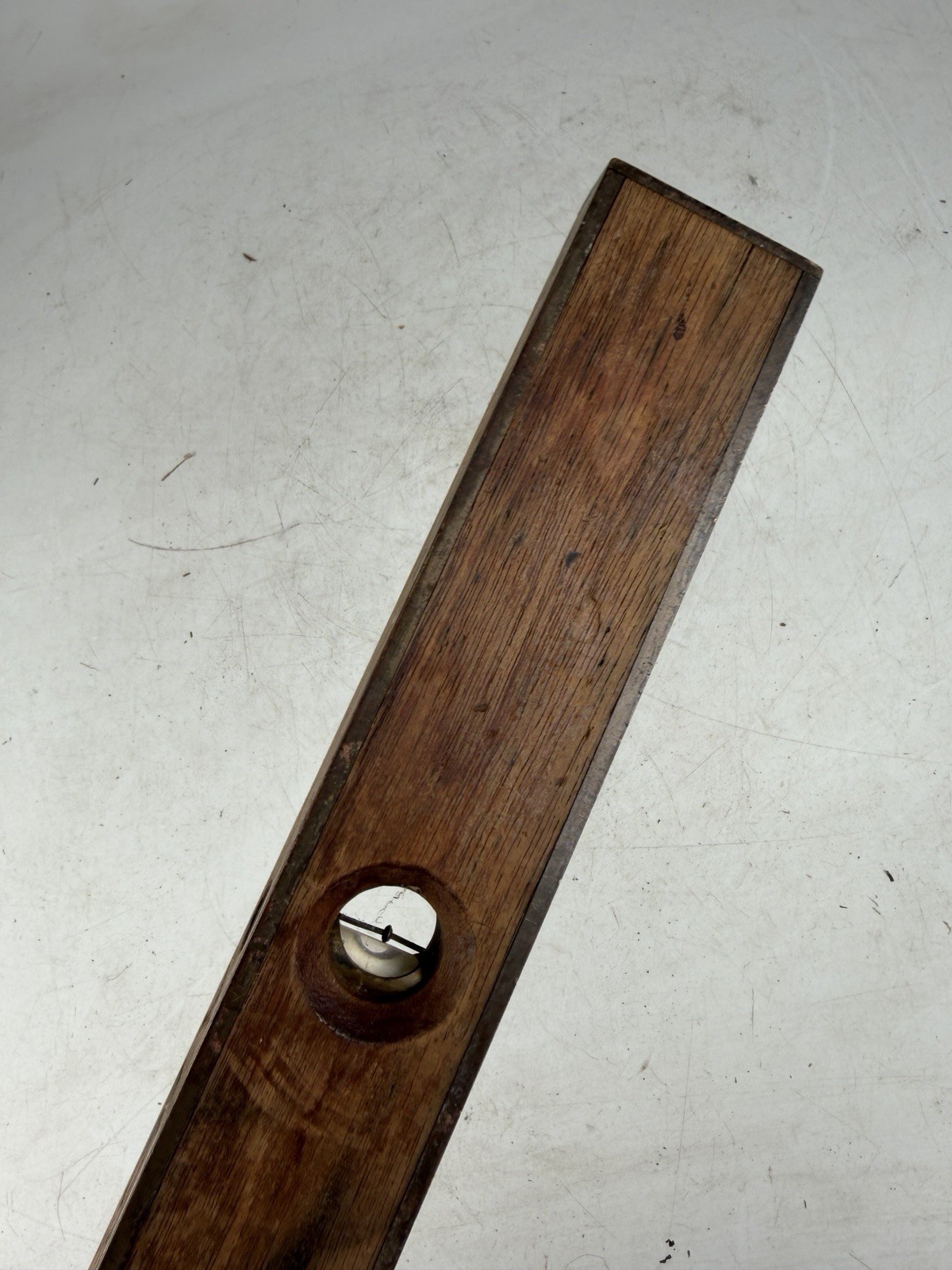 Antique Stratton Brothers 24” Rosewood Brass Case Level Greenfield Mass Patented
