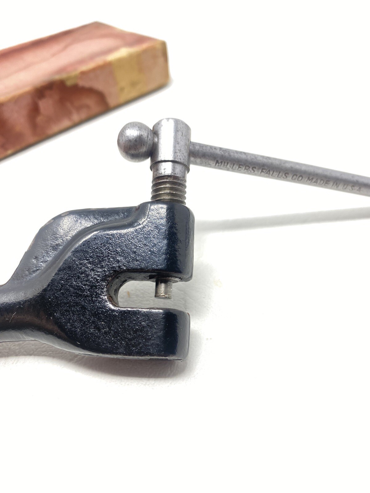 Vintage Millers Falls Co. No. 200 Butcher Saw Punch Made in USA W/ Orig Box NICE