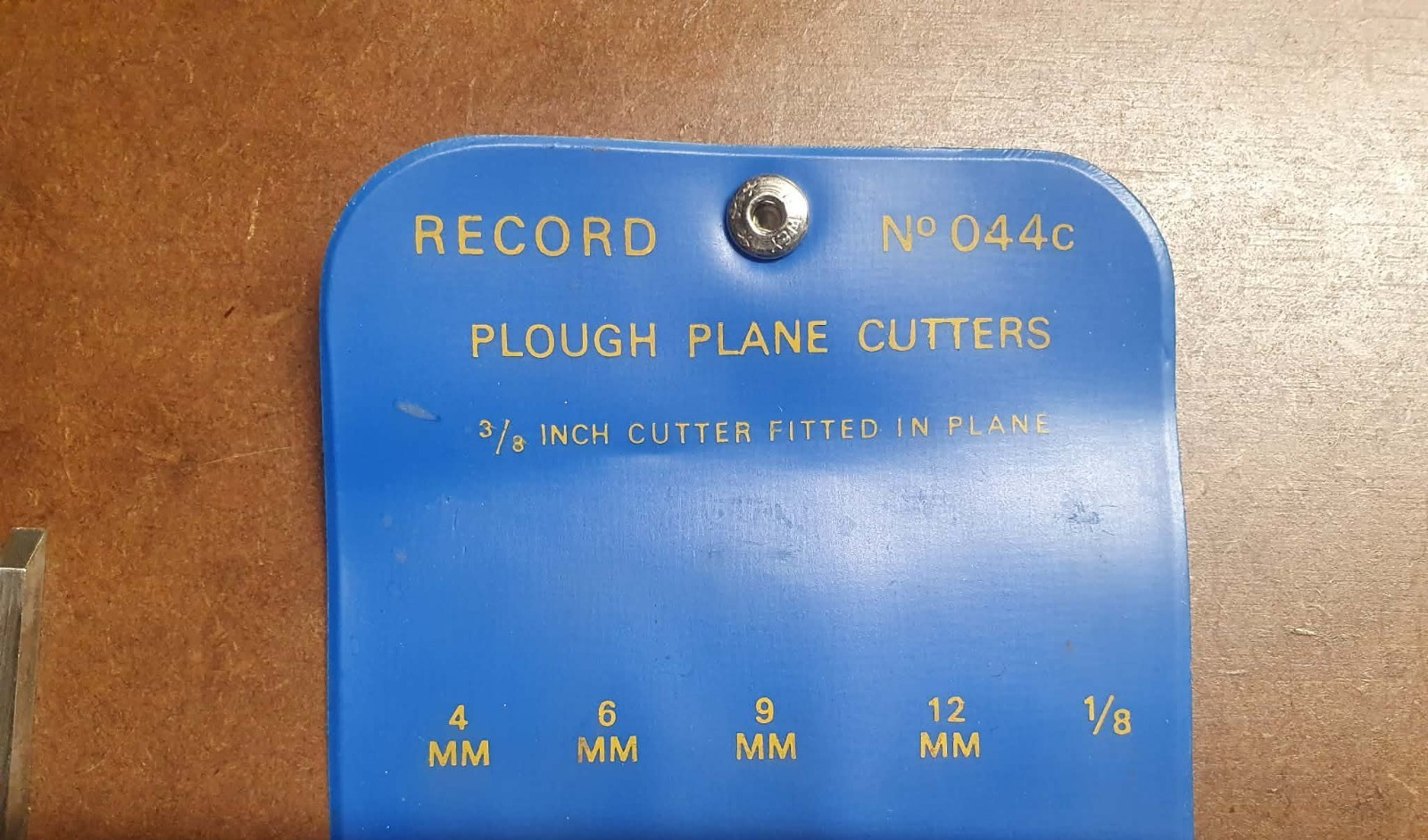 Vintage Record 044c Plane Full Set Of Irons Woodworking Carpentry Tools Cutters