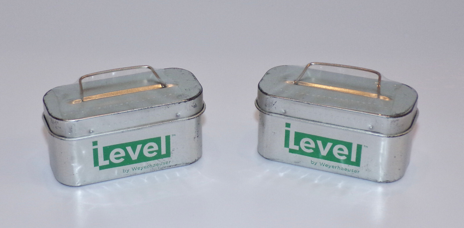 RARE Weyerhaeuser iLevel Promotional SEALED MINT TIN x2 from the Defunct Brand!