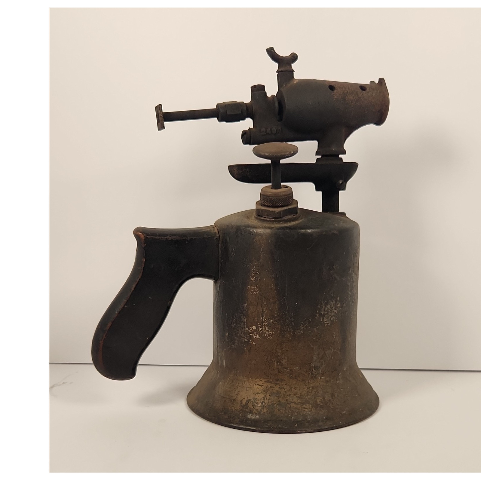 Vintage Turner Brass Works Blow Torch No 240-1 Antique Soldering Tool Decor