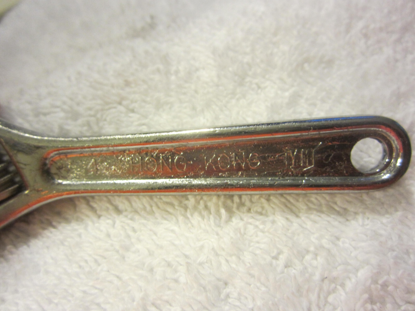 4″ adjustable , Hong Kong 4″ YM mini miniature adjustable wrench,tool,vtg