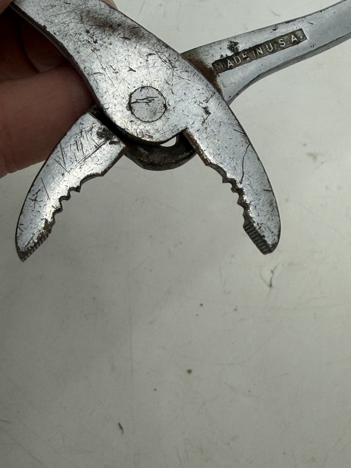 Vintage Diamalloy Handyboy DH-16 Adjustable Wrench Pliers Combo Duluth USA Used