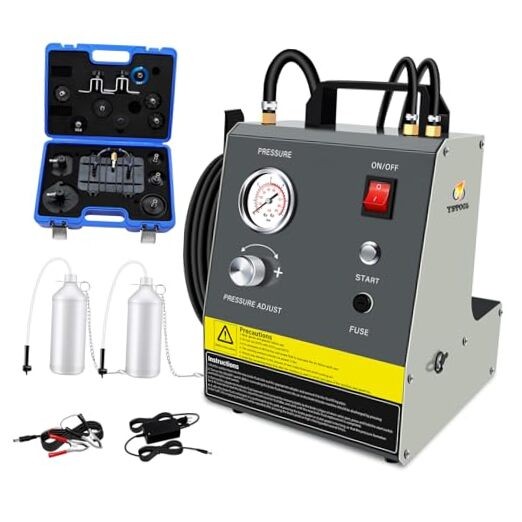 Electric Pulse Brake Bleeder Machine Kit with 110V AC and 12V DC Dual Purpose