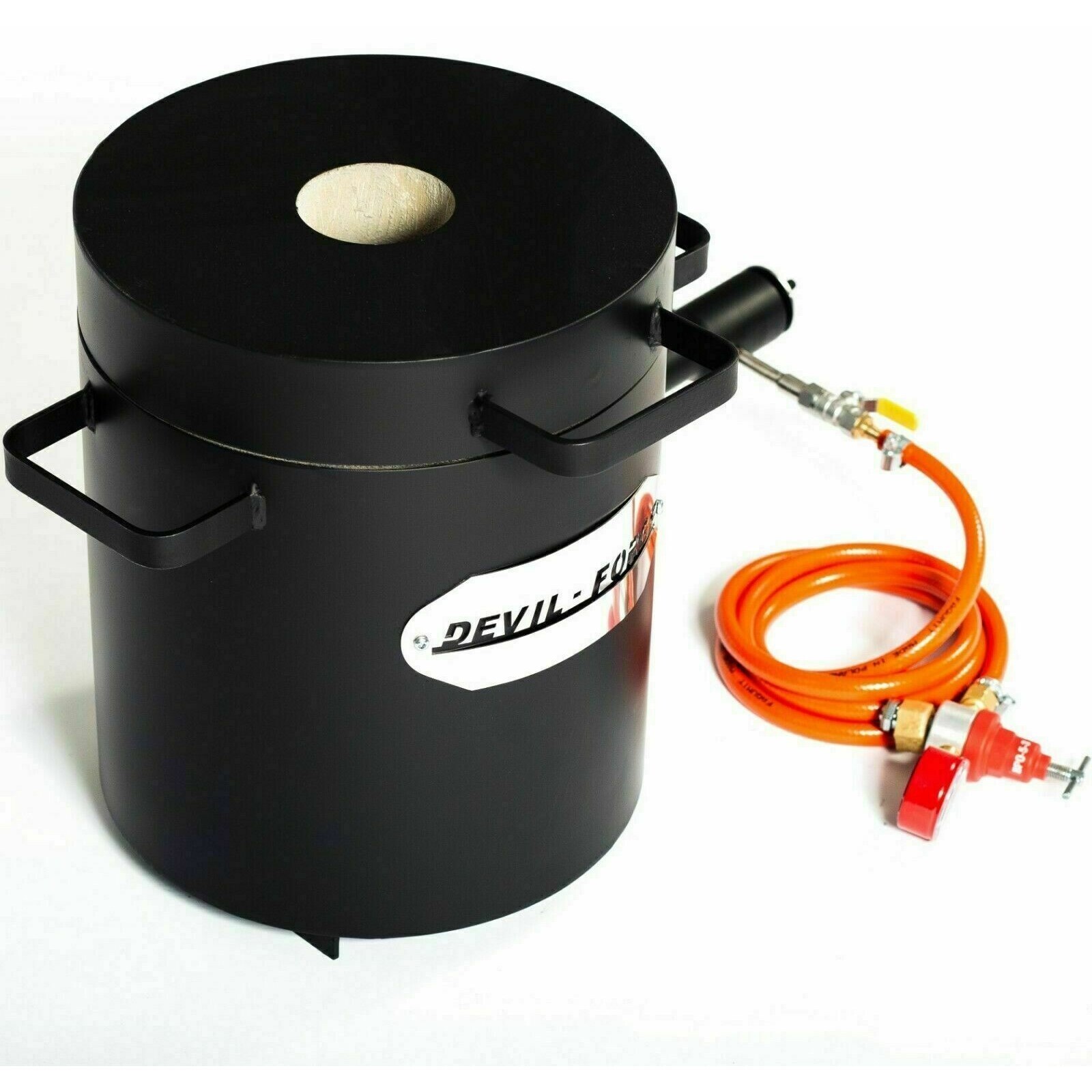 DEVIL-FORGE FB2M–10KG Gas Propane Melting Furnace Forge Burner Kiln USA