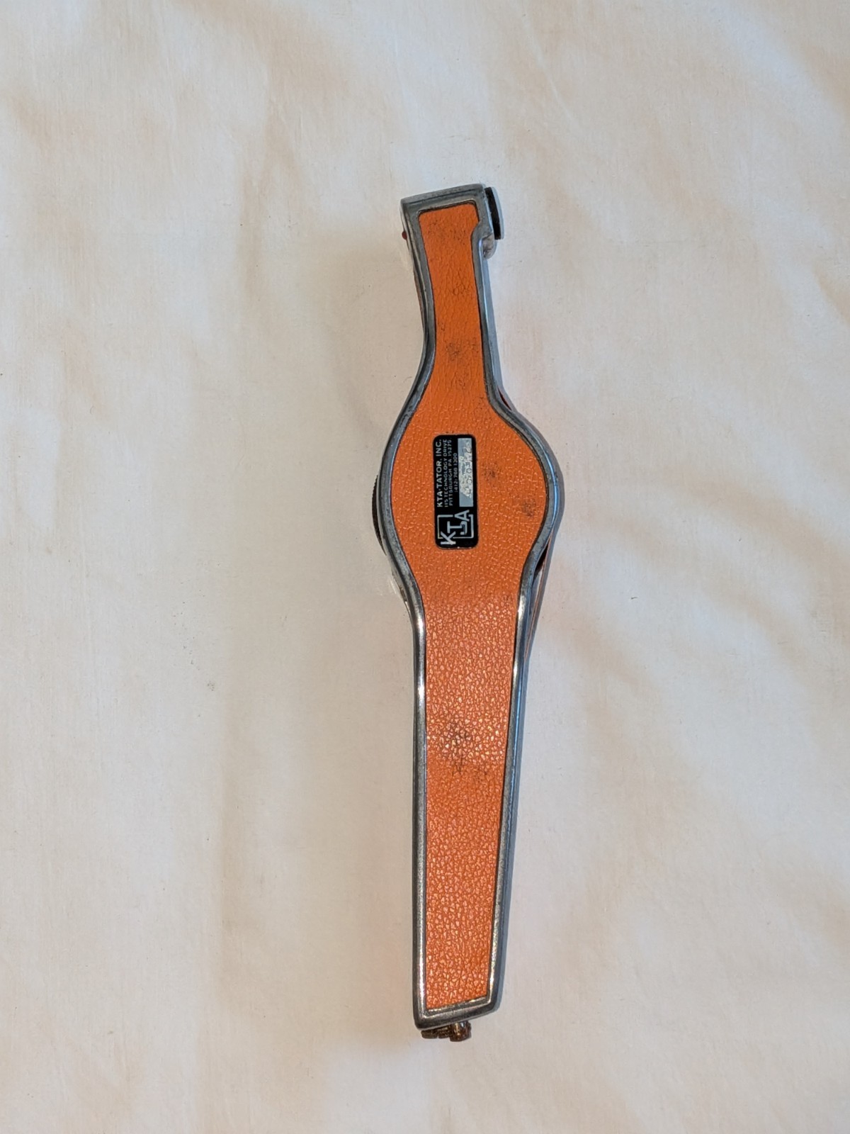 Vintage KTA-TATOR INC Inspector ELCOMETER Thickness Gage ? w/ LEATHER CASE