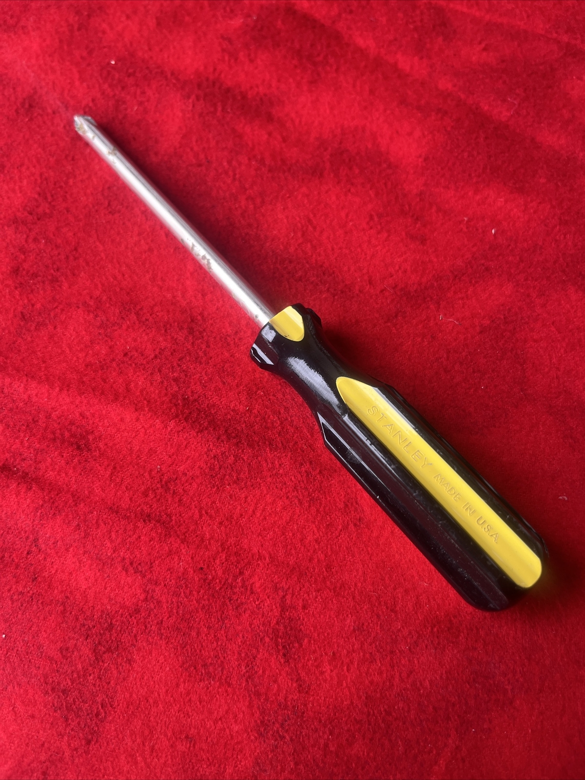 VINTAGE STANLEY PHILLIPS 8″ screwdriver MADE IN USA (t7)
