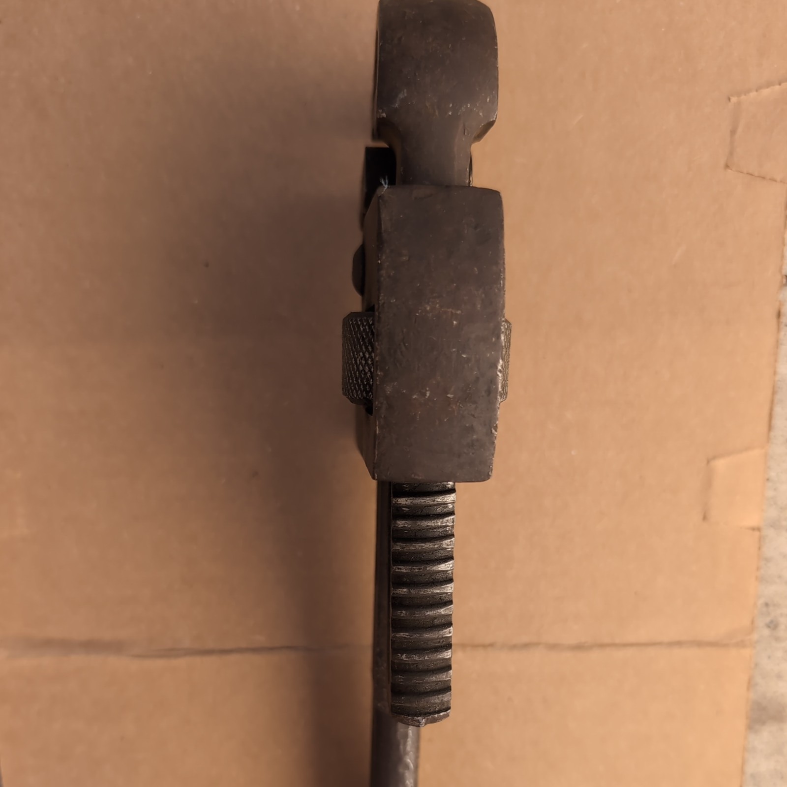 ANTIQUE 18″ DROP FORGED STEEL PIPE WRENCH LARGE HEAVY DUTY FAST FREE SHIPPING