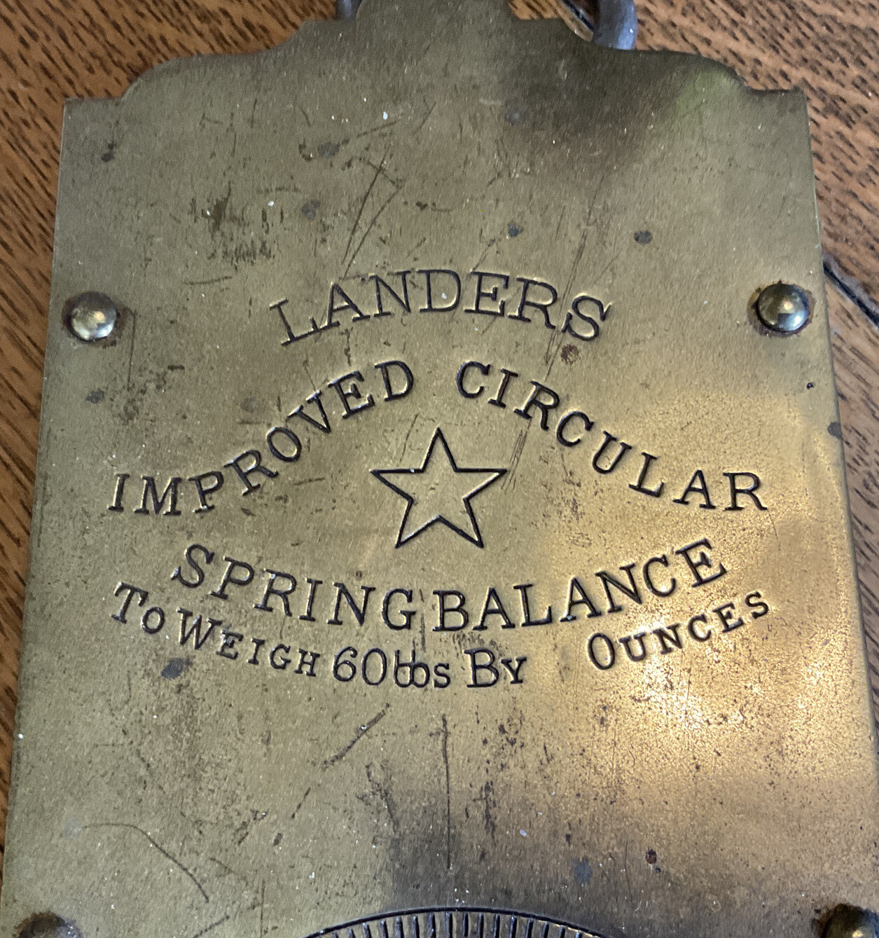 Landers Improved Spring Balance RARE 60 Lbs Heavy Duty