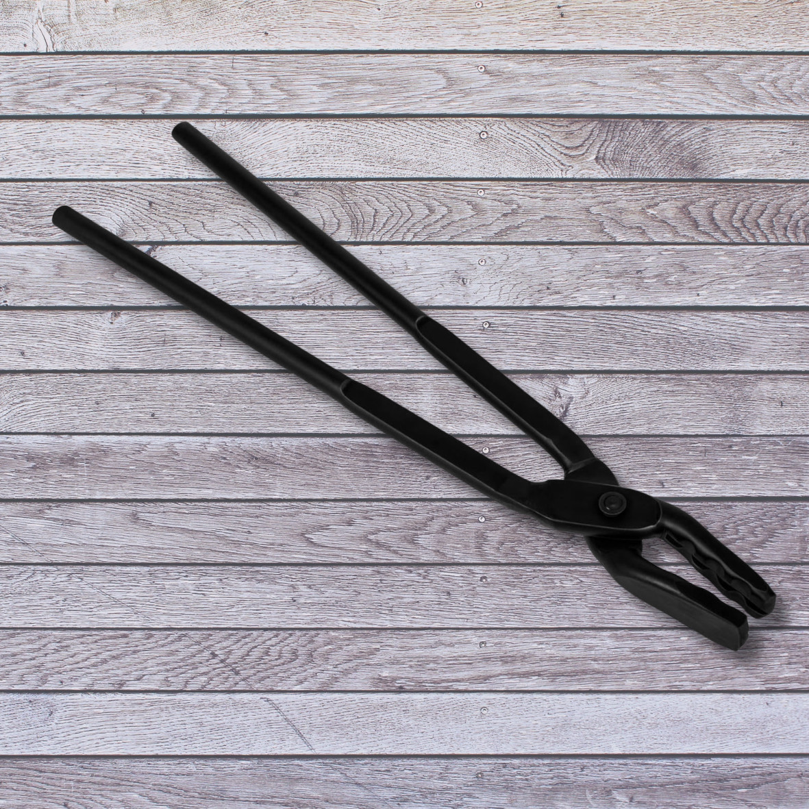 15″ Wolf Jaw Blacksmithing Tongs Multipurpose Forge Tool For Beginner