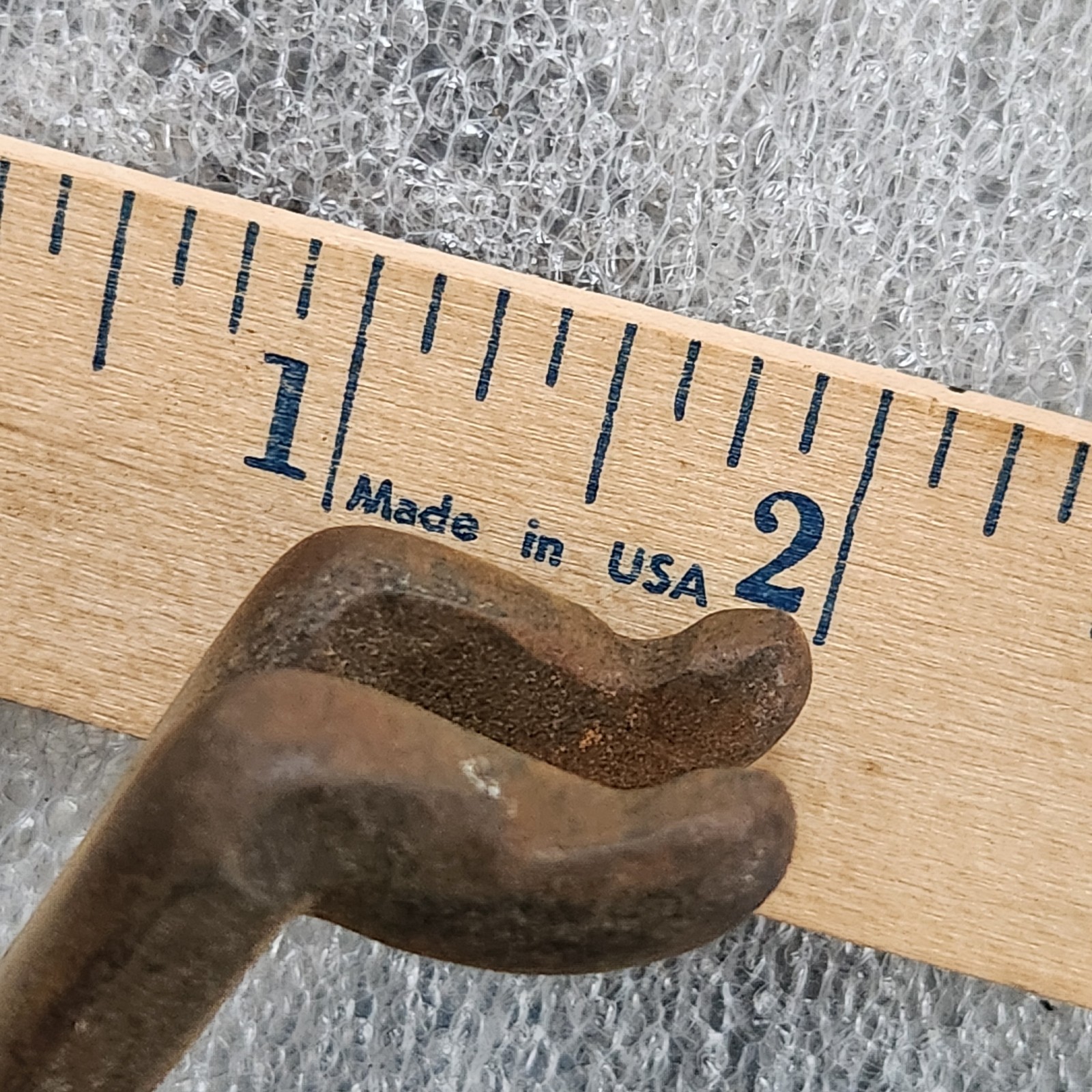 Vintage Double Sided Cast Iron Stove Burner Plate Lifter Handle Stamped – A 12.