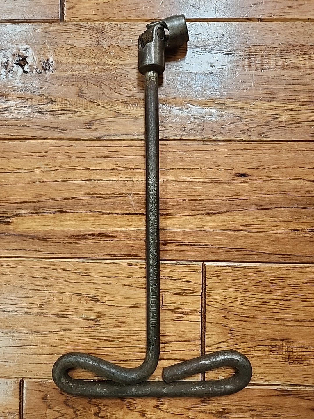 Vintage #1016 Walden Worchester TeeFlex T-Handle Tool 1/2″ Socket Wrench 1920s