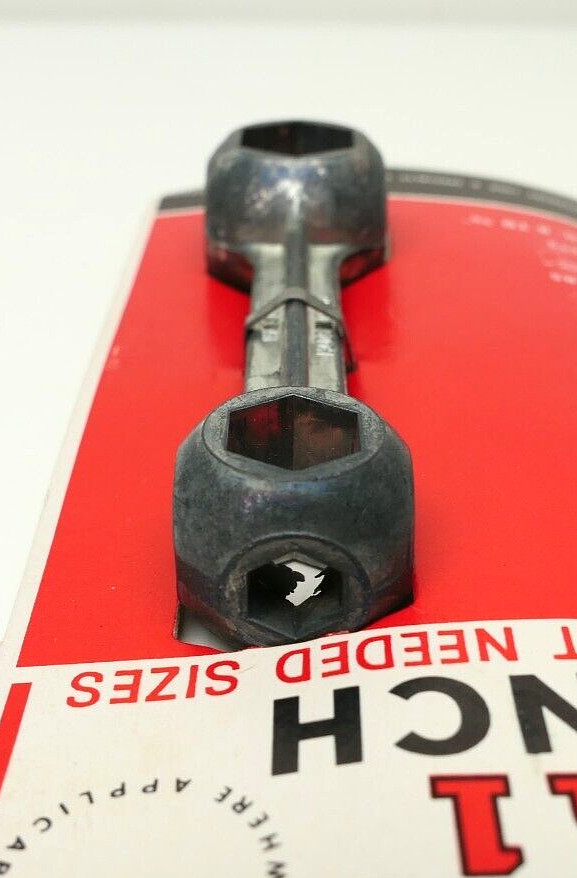 Vintage Walsco Reese 10 in 1 Wrench C1020 Sizes #8-3/8″ USA Made 4-1/8″ Long NOS