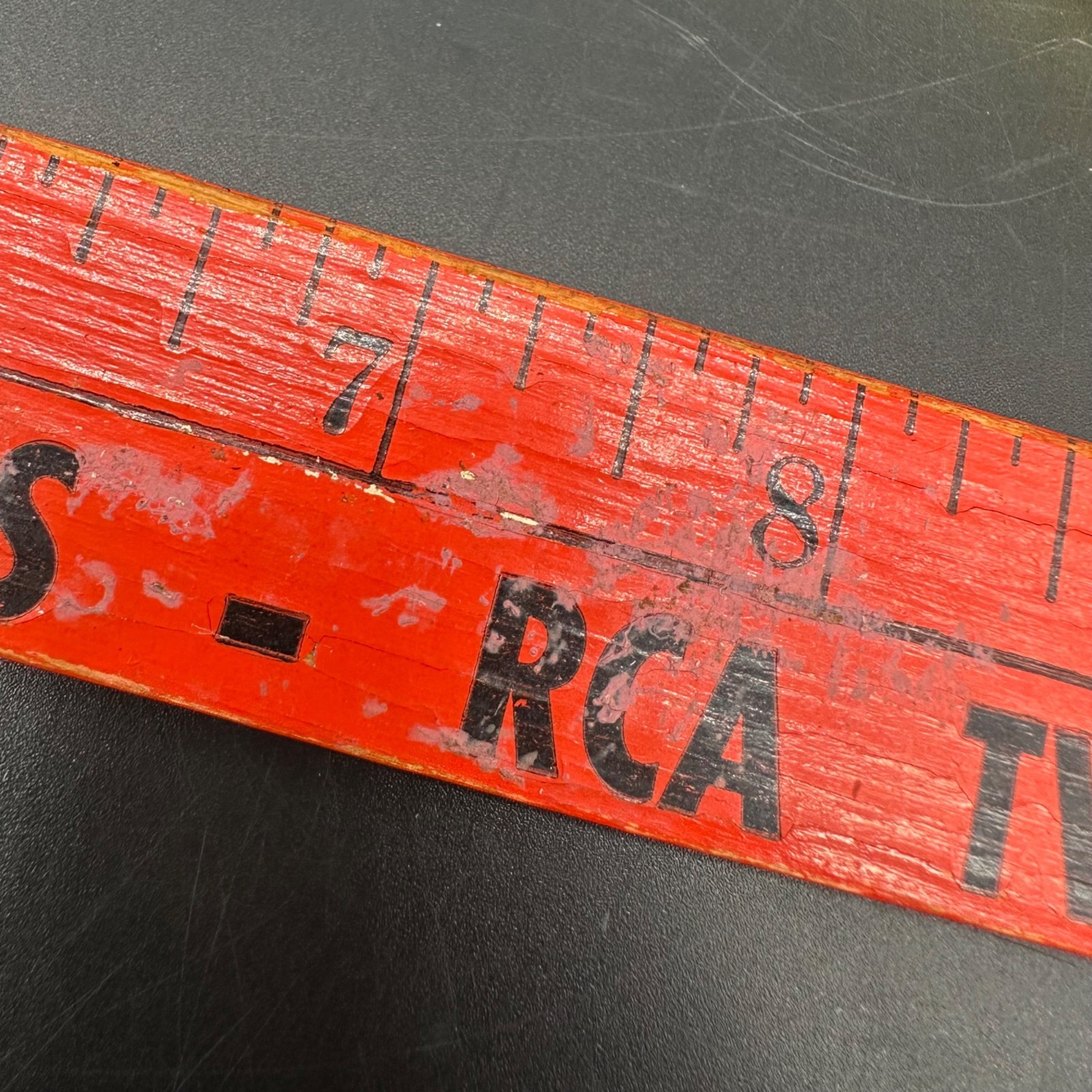 Vintage Folding Yardsticks Ruler TV Appliance Advertising Texas Red Yellow Blue