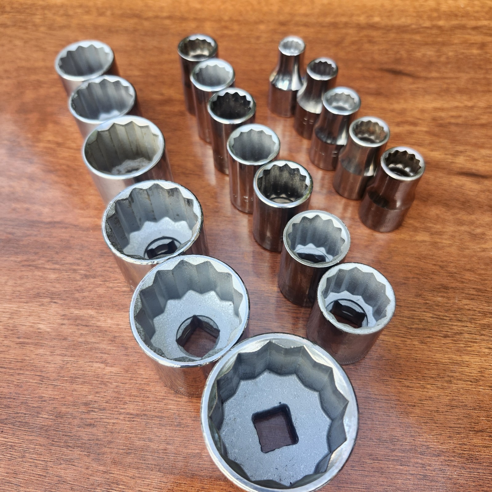 CRAFTSMAN Metric 1/2″ Drive Socket Set 18Pc 12 Point 9mm- 36mm -G- USA