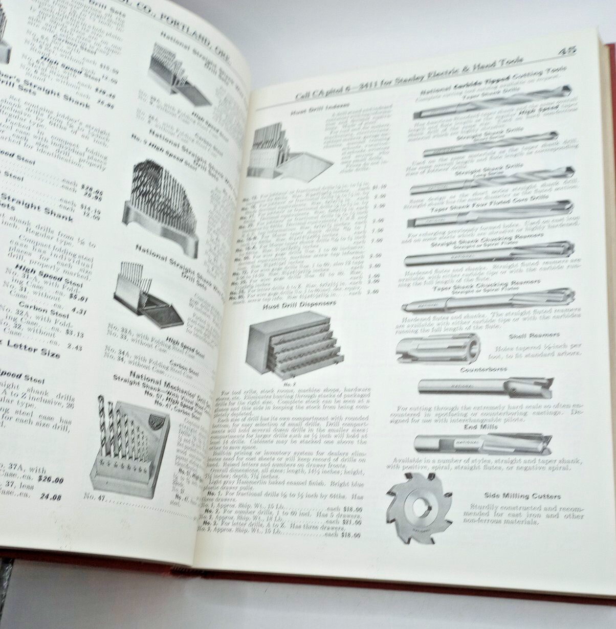 1957 Edition of The General Tool Company Catalog Book Hardcover Portland, OR