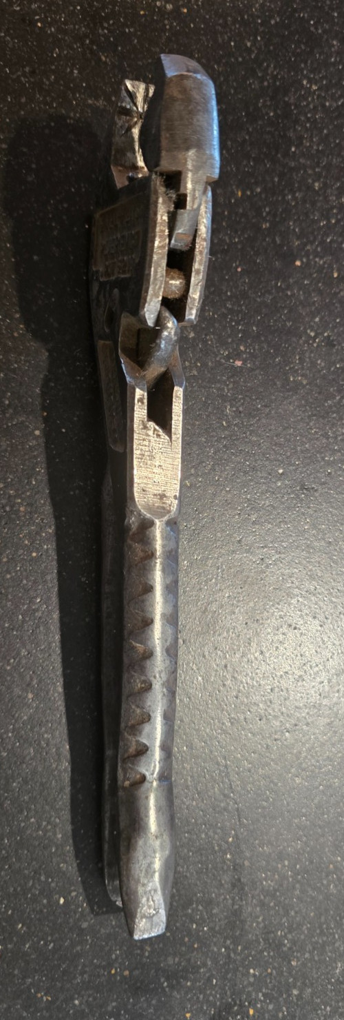 Antique Early 1910’s Eifel-Flash “Plierench”, Early Channel Lock Type Pliers
