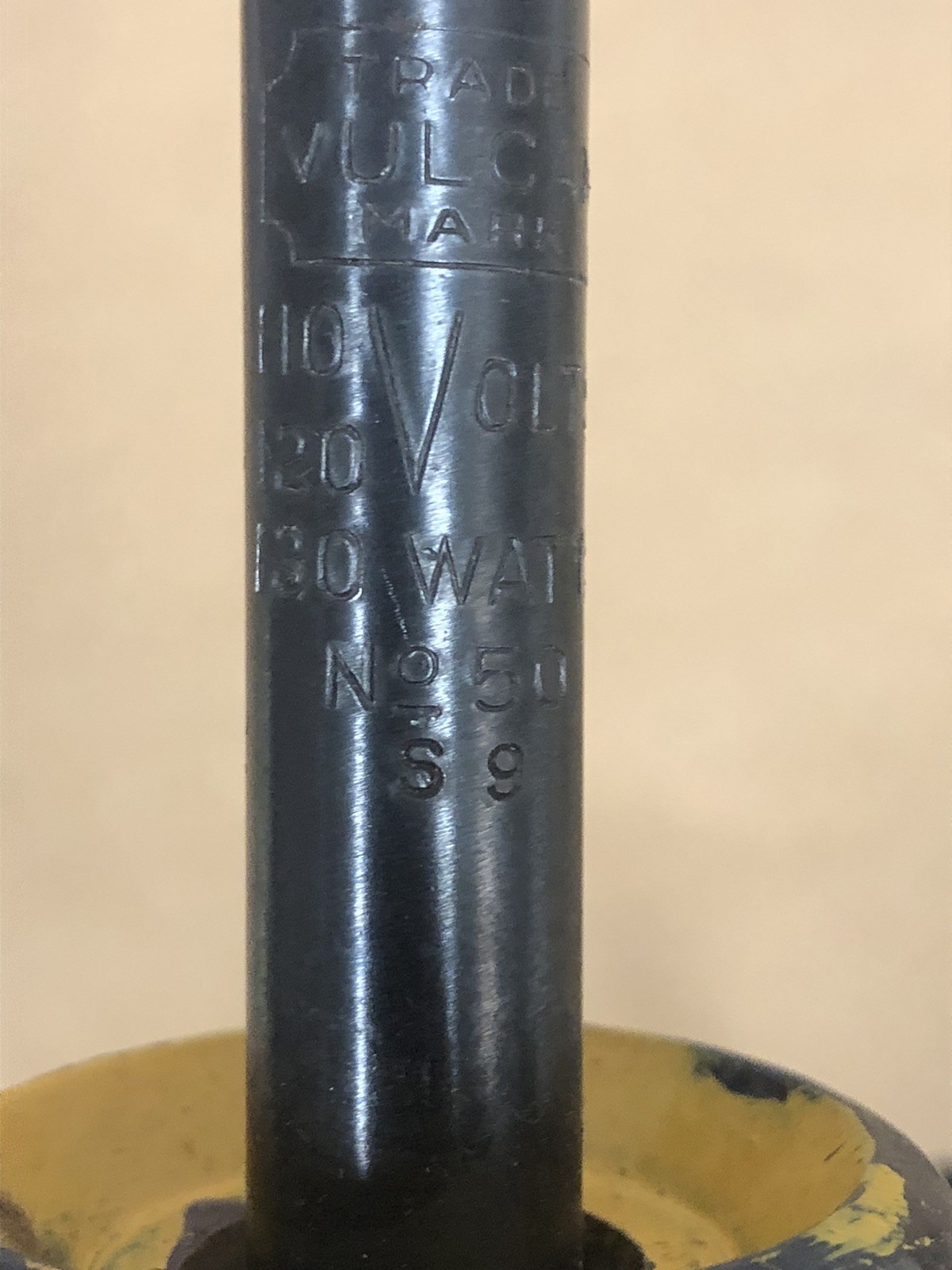 Vintage VULCAN SOLDERING IRON #50 HEAVY DUTY 110-120 VOLTS 130 WATTS #50 Tip