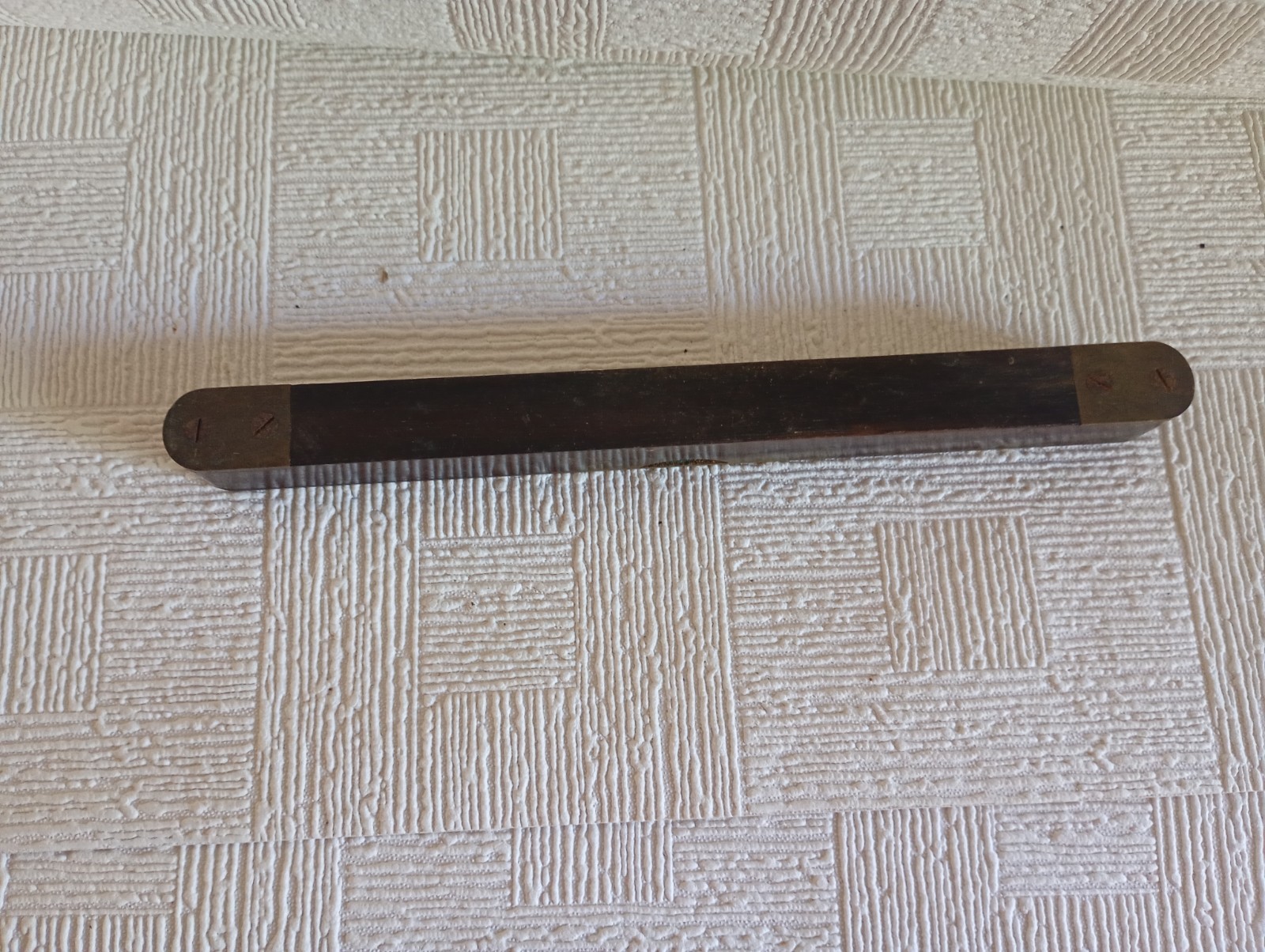 Spirit level Vintage Small Wooden And Brass used DIY Carpentry Tools