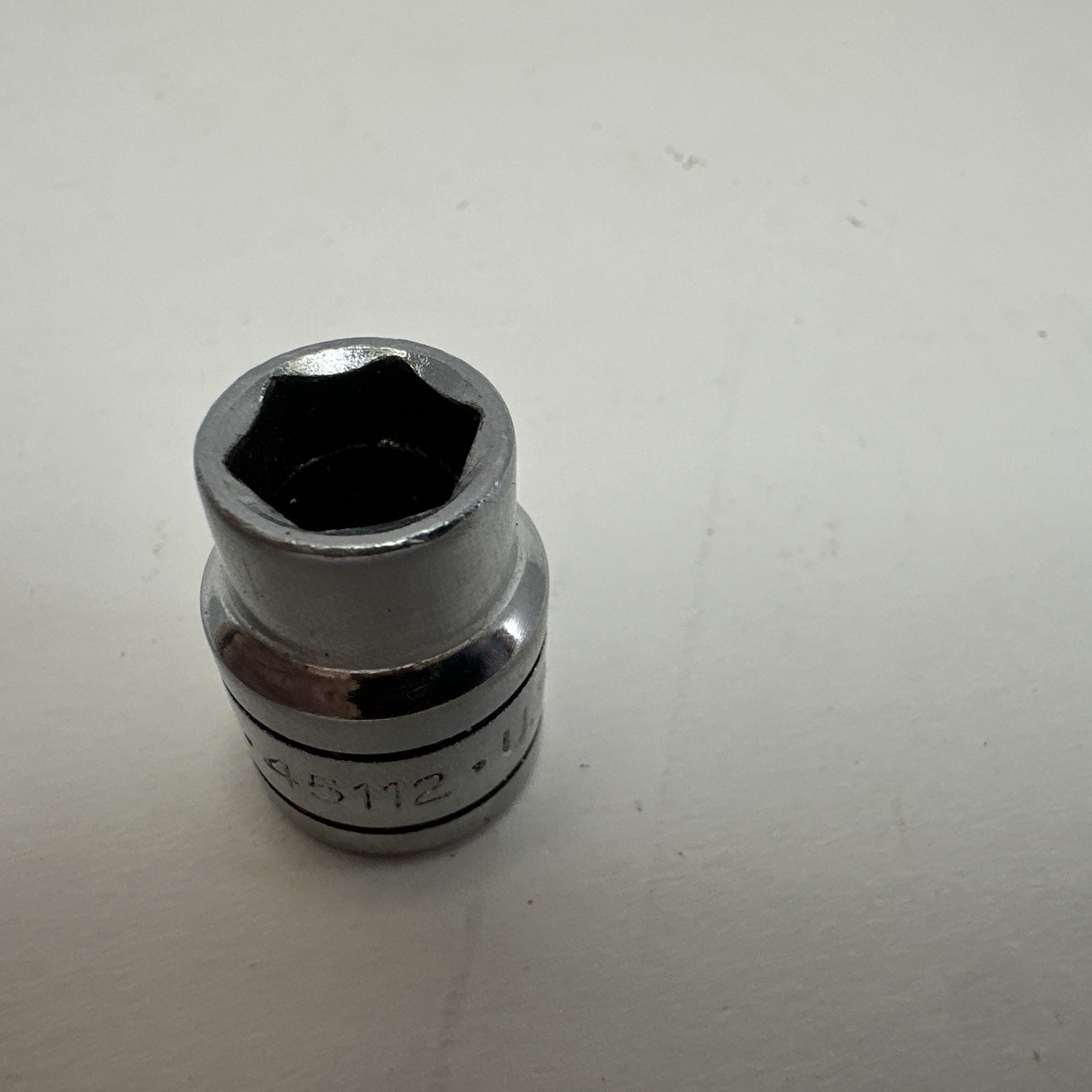 Vintage S-K TOOL SK 3/8″ Drive 6-Pt Standard 3/8″ SAE Socket # 45112 Made In USA