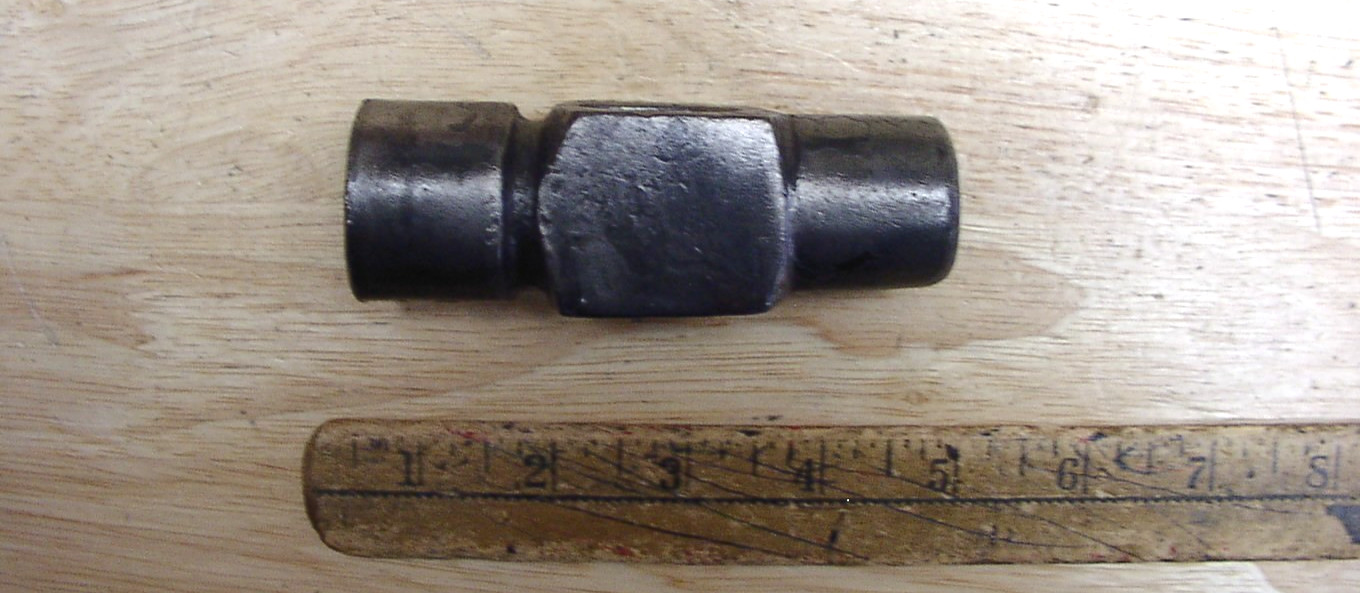 Unbranded 1lb.8.9oz Double Faced Hammer Head,4-1/8″ W/1-7/16″ & 1-3/16″ Faces
