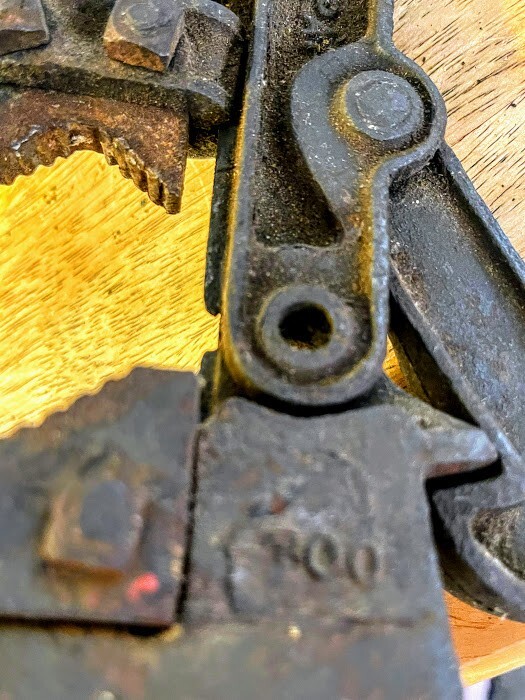 Vintage Reed mfg. Co. Pipe Vise No. 700 Antique 1914