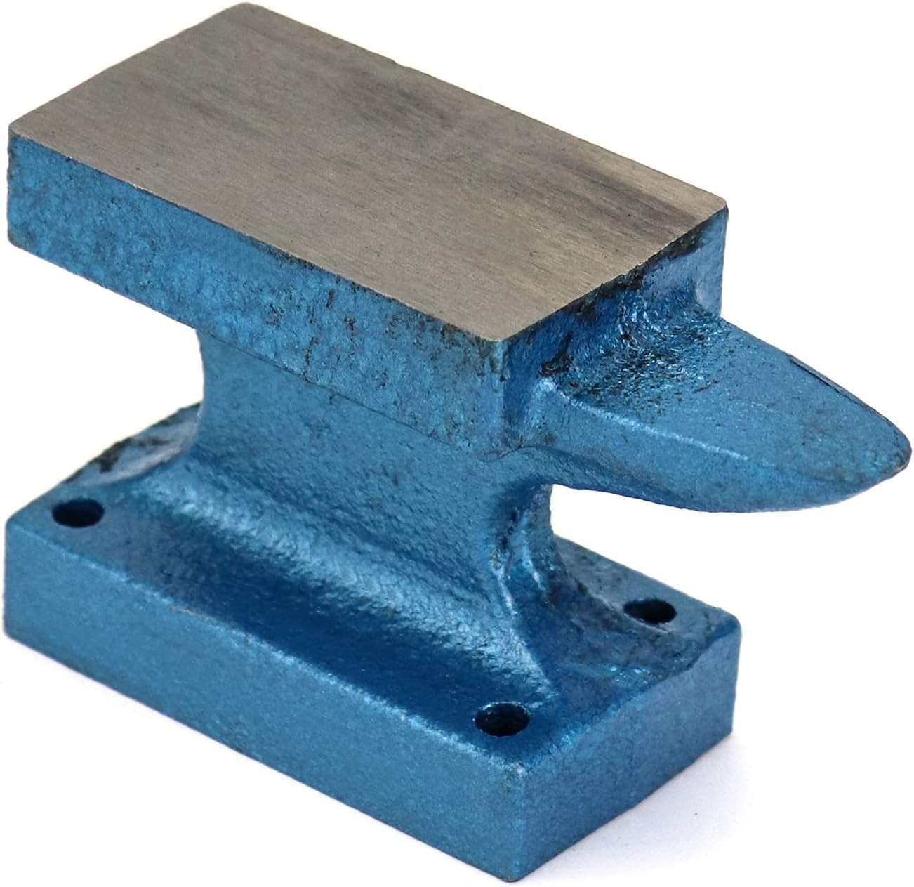 Mini Cast Iron Horn Anvil 1Lb Bench Block – Compact Tool for Jewelry, Metal Craf
