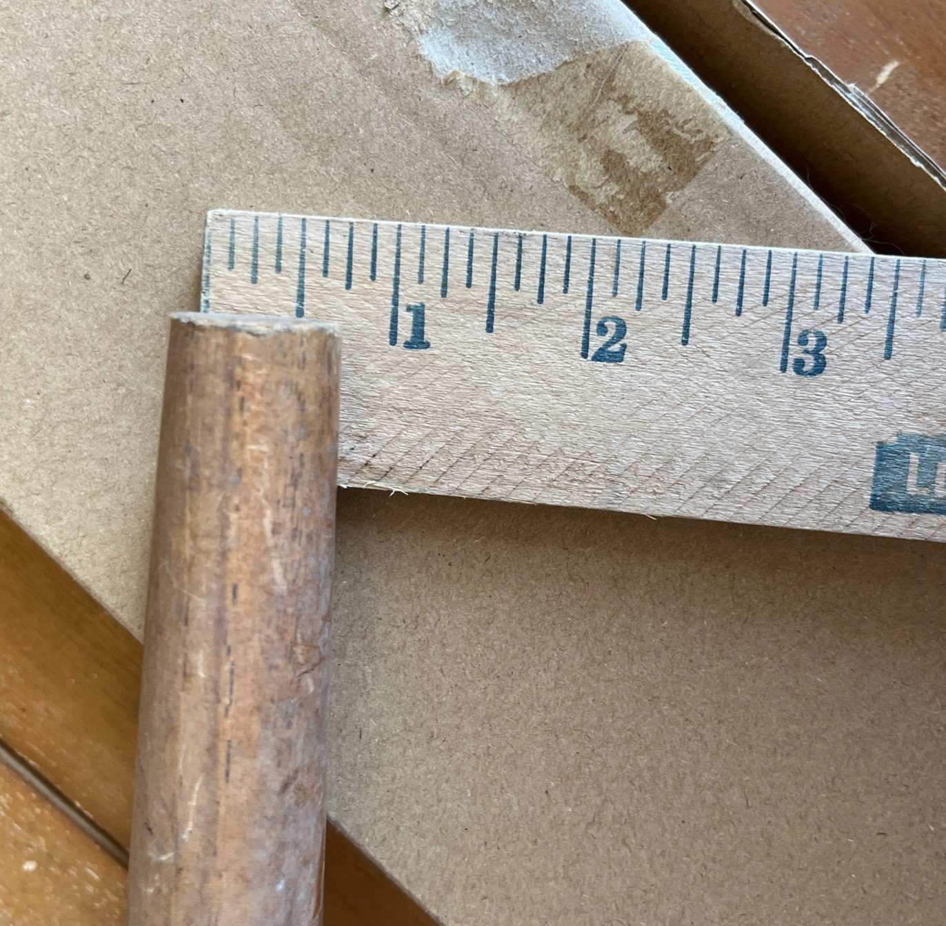 New Old Stock 12” Hickory Replacement Handle with 1 1/4 Handle 7/8” Eye