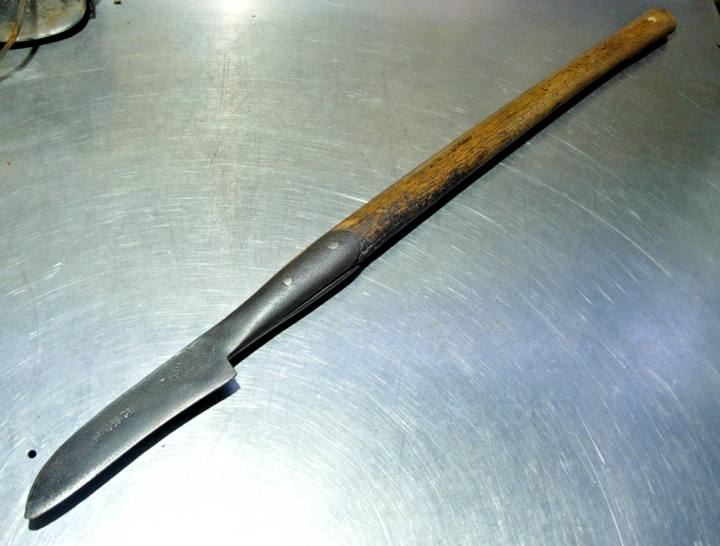 Vintage Brades Short Handle Slasher Sickle Billhook Old Hedge Laying Garden Tool