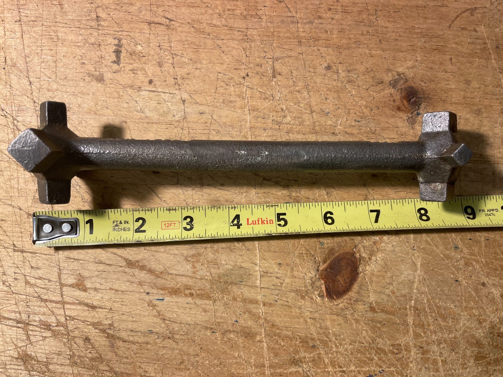 Vintage Ken Tool Drain Plug Wrench Square Multi Tool Pan Wrench USA G17