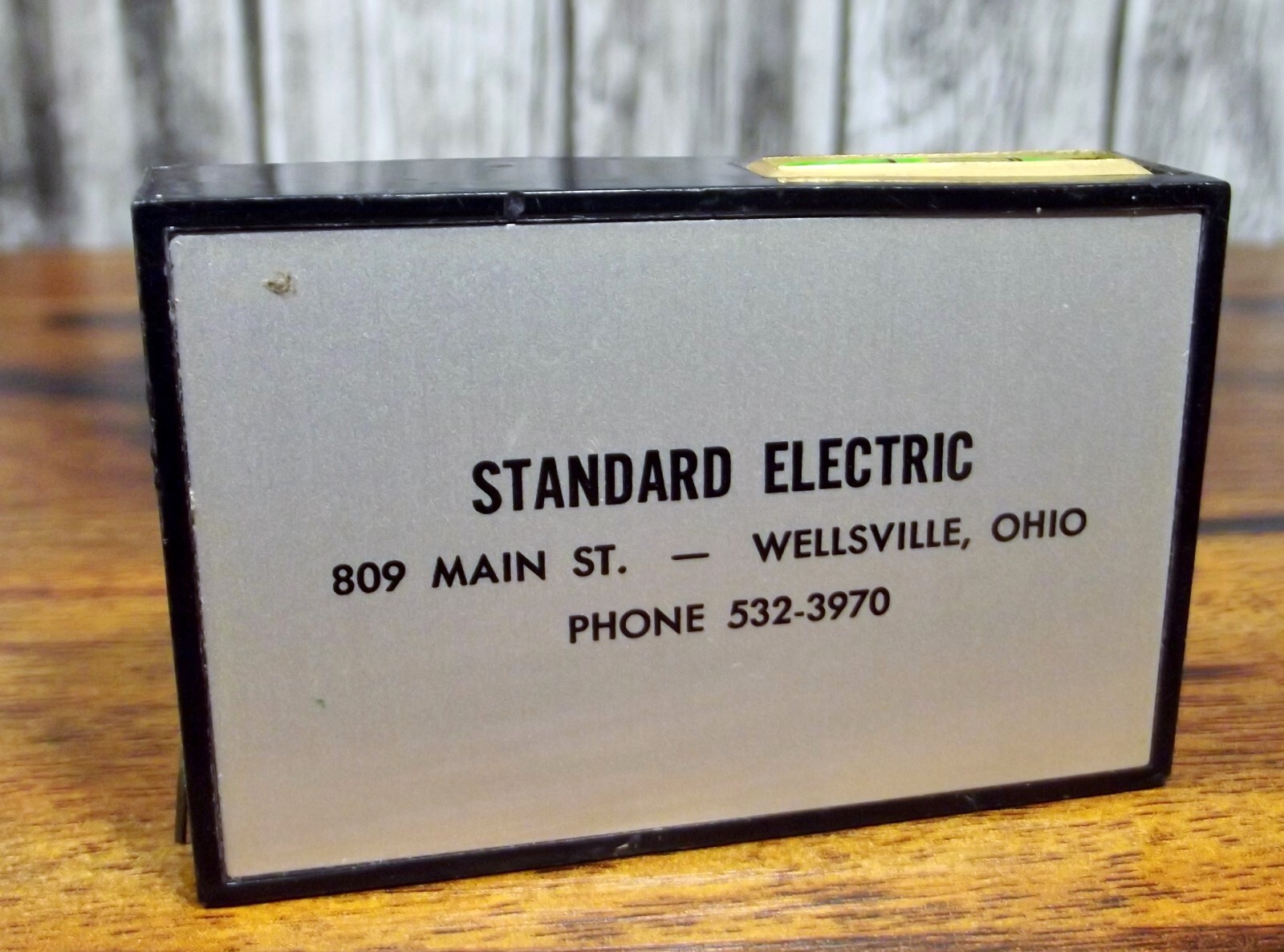 Vintage Standard Electric Wellsville, OH Advertising Tape Measure, Magnet, Level
