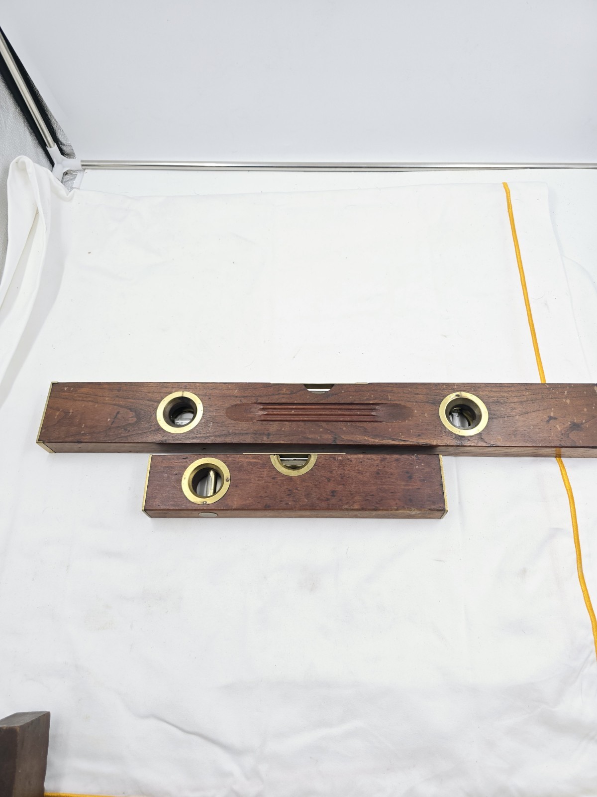 Henry Disston & Sons Brass & Wood Leveld 24” & 12″