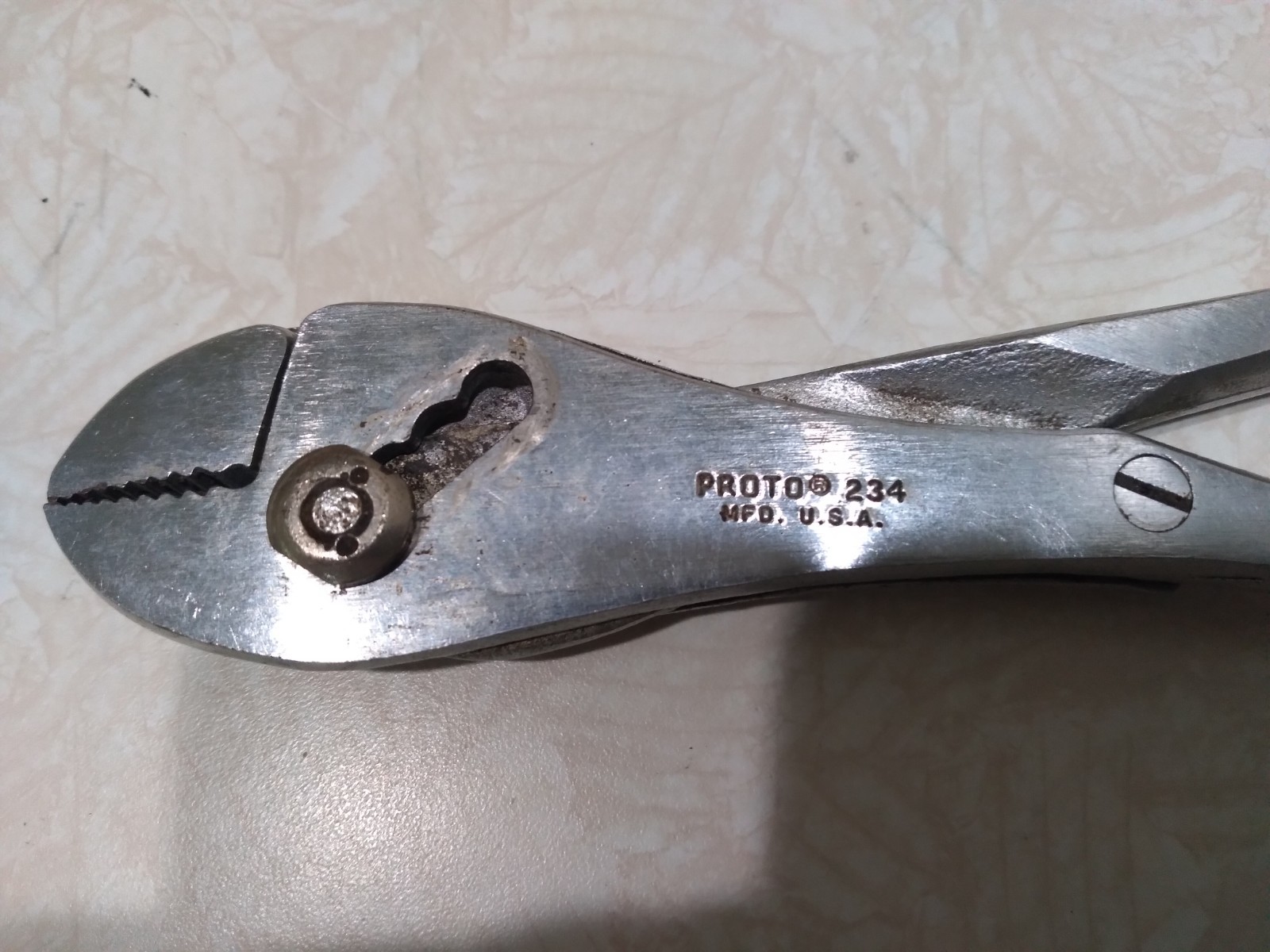 Vintage Proto 234 Adjustable Compound Leverage Slip Joint Plier – USA