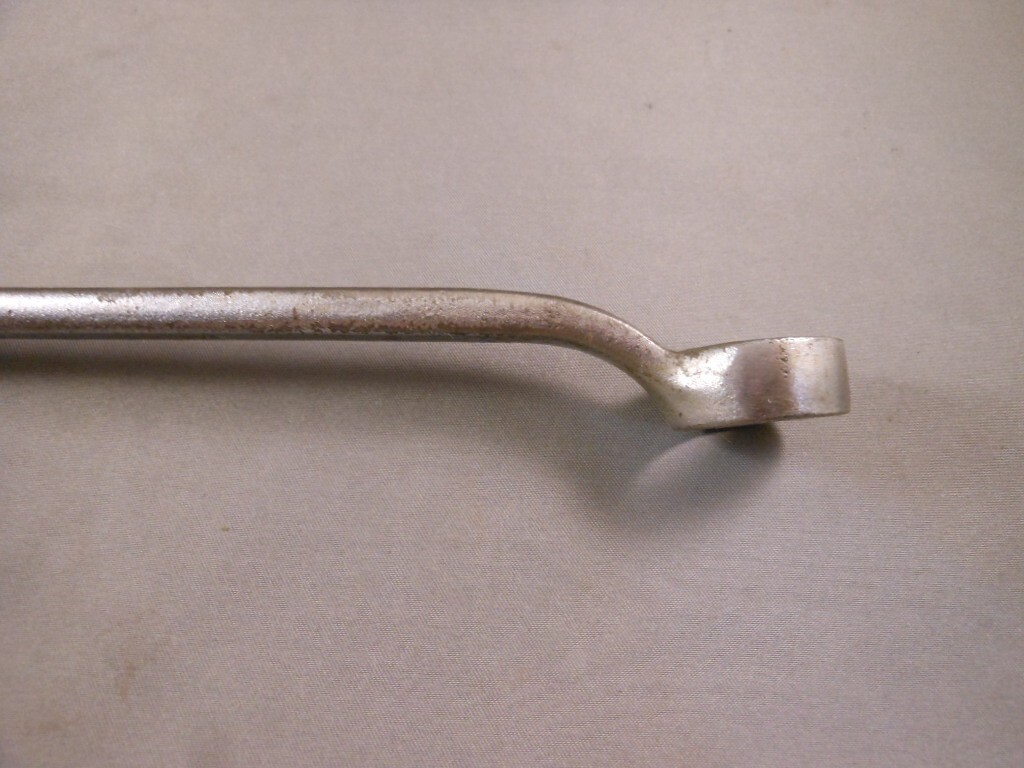 Rare Vtg USA B.F. Goodrich 19/32″ & 11/16″ Chrome Alloy Double Box End Wrench