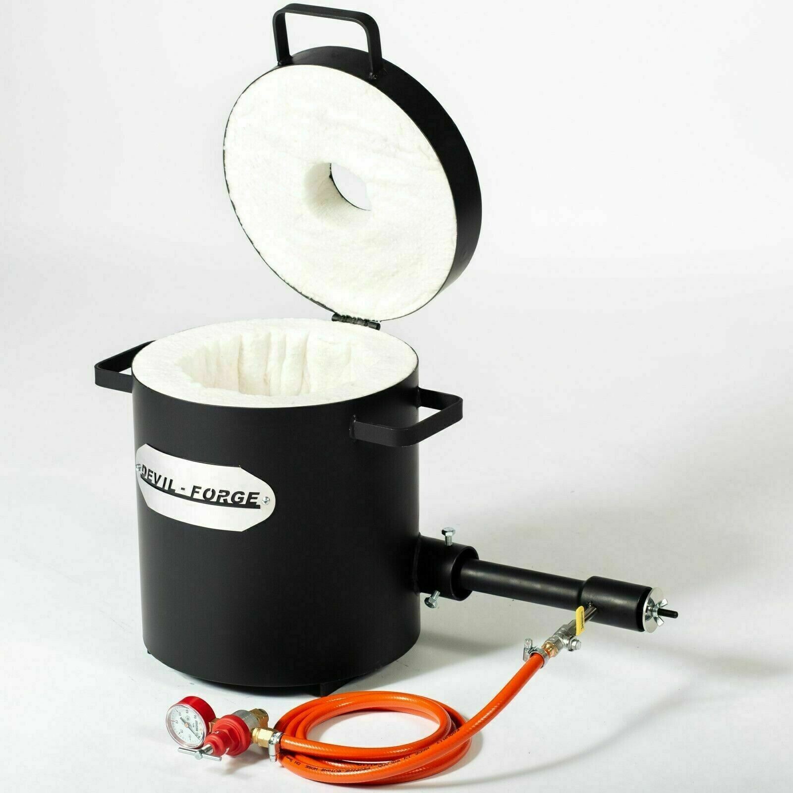 DEVIL-FORGE FB2Mb–10KG Gas Propane Melting Furnace Forge Burner Kiln USA