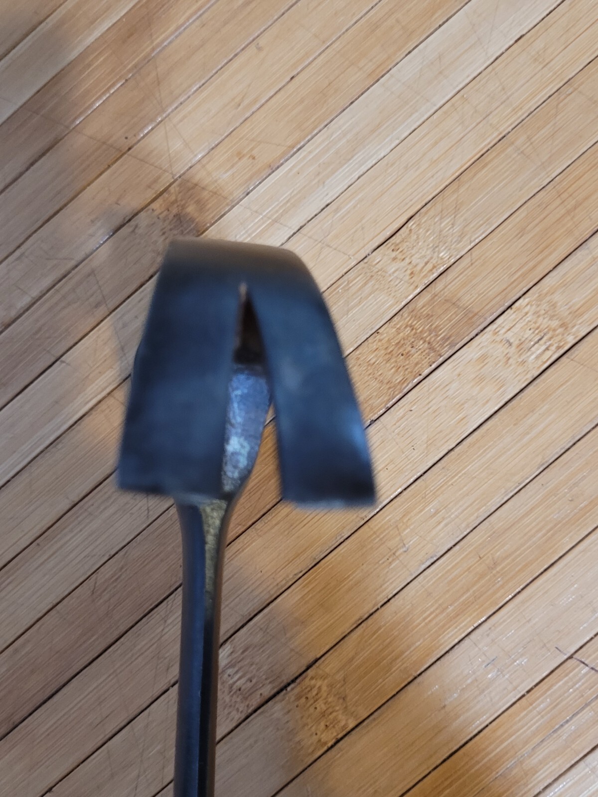 Vtg CRAFTSMAN REG T.M.-M 12.5″ L 1.10 Lb Claw Stacked Leather Handle Hammer.OBO