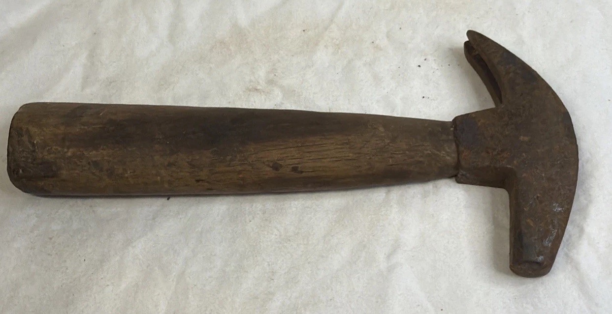 Equestrian Farrier’s Antique Claw Hammer Unique Design Vintage Hand Tool