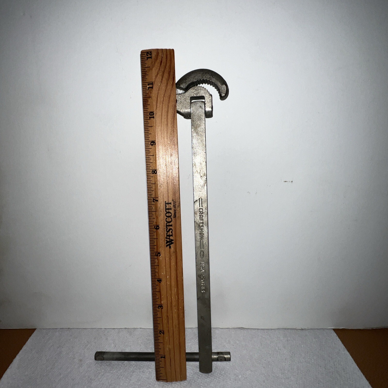 VINTAGE CRAFTSMAN 55683 PLUMBERS BASIN WRENCH – T-HANDLE VINTAGE WF USA