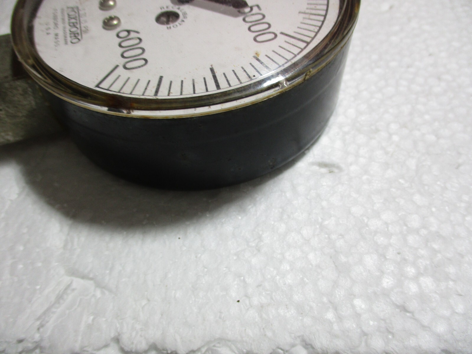 Vintage Gauge Industrial Foxboro Mass. USA Pressure Steampunk 3 3/4″ Face