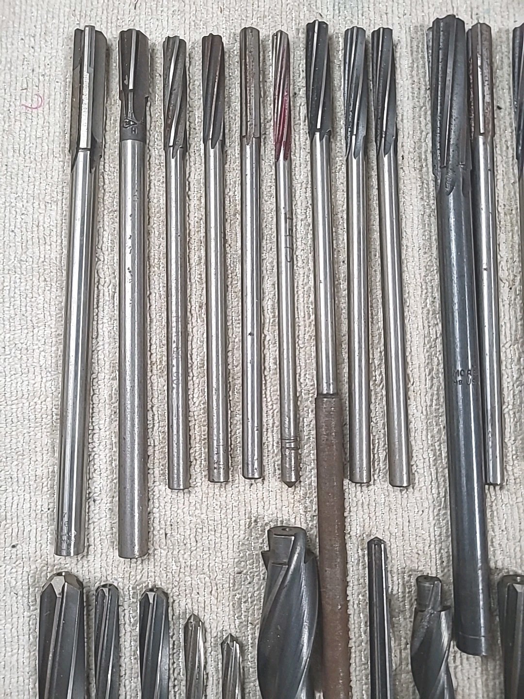 NICE Machinist Hand REAMERS Set Of 46 Tools HSS Mixed Brands And Sizes