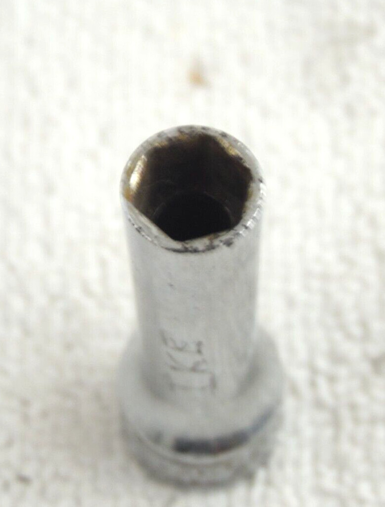 Vintage 60’s, 70’s “Snap On” SFS101 3/8″ drive 6-point 5/16″ Deep Well
