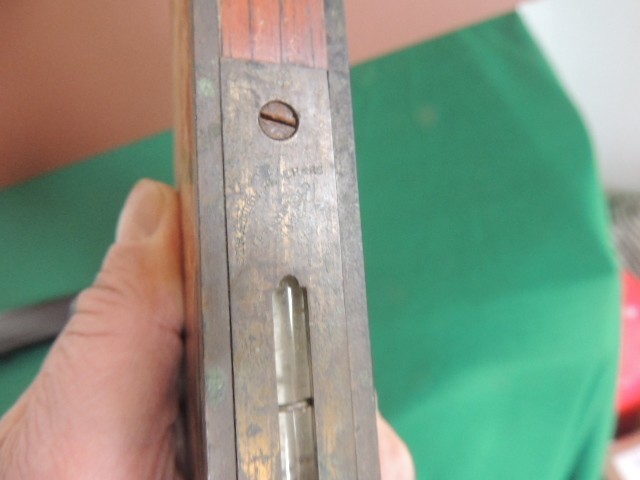 Antique Stratton Brother 10” Rosewood Level Greenfield Mass Patented Mch 1, 1870