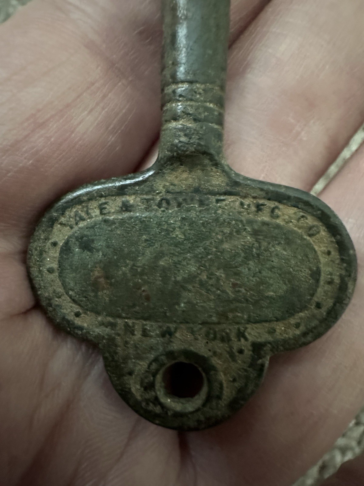 Antique Yale and Towne Hotel Skeleton Key Marked New York Very Rare Early Key