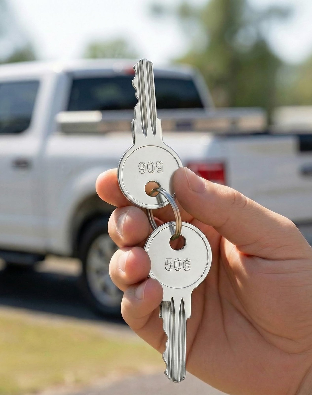 2-Pack CH506 Keys Compatible with RV Compartment Locks, Truck Tool Box & Trai…