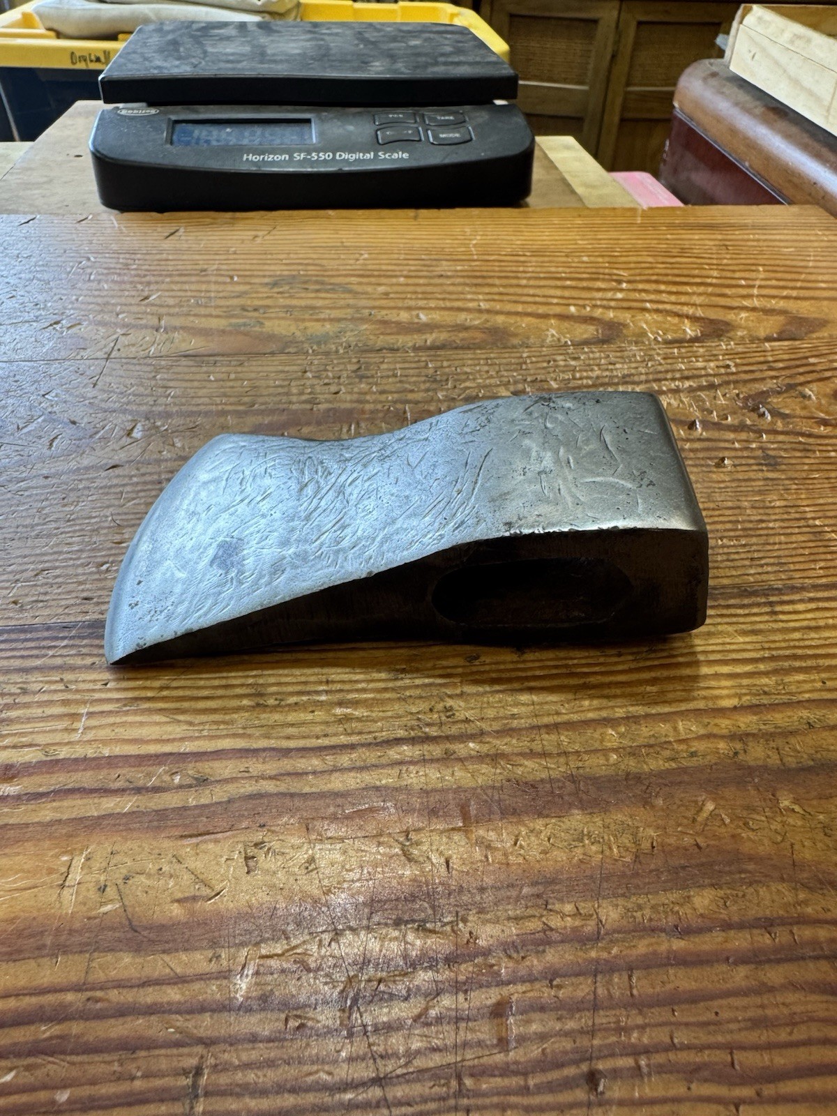Vintage Thick Unmarked Hatchet Head 1-1/2” Eye 1lb 9oz (251)