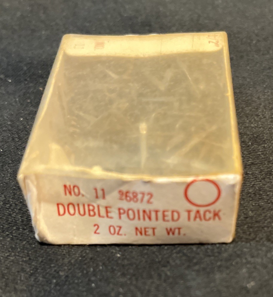 NEW NOS 1950s Sears Roebuck & Co. No. 11 #96872 Double Pointed Tack 2oz USA Tool