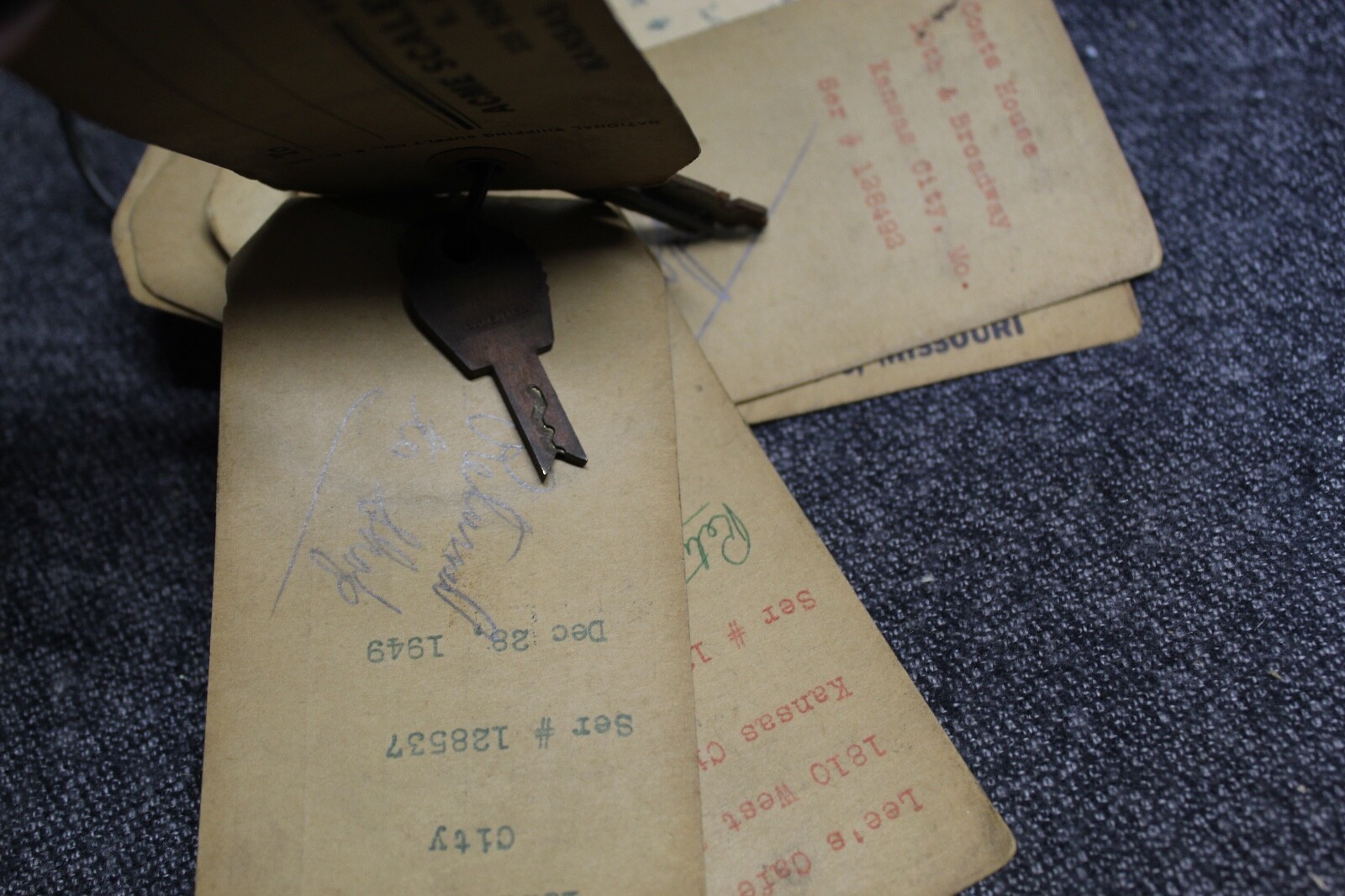 Lot of Acme Scale & Service Co Keys Key Antique Vintage 1940’s & 1950’s