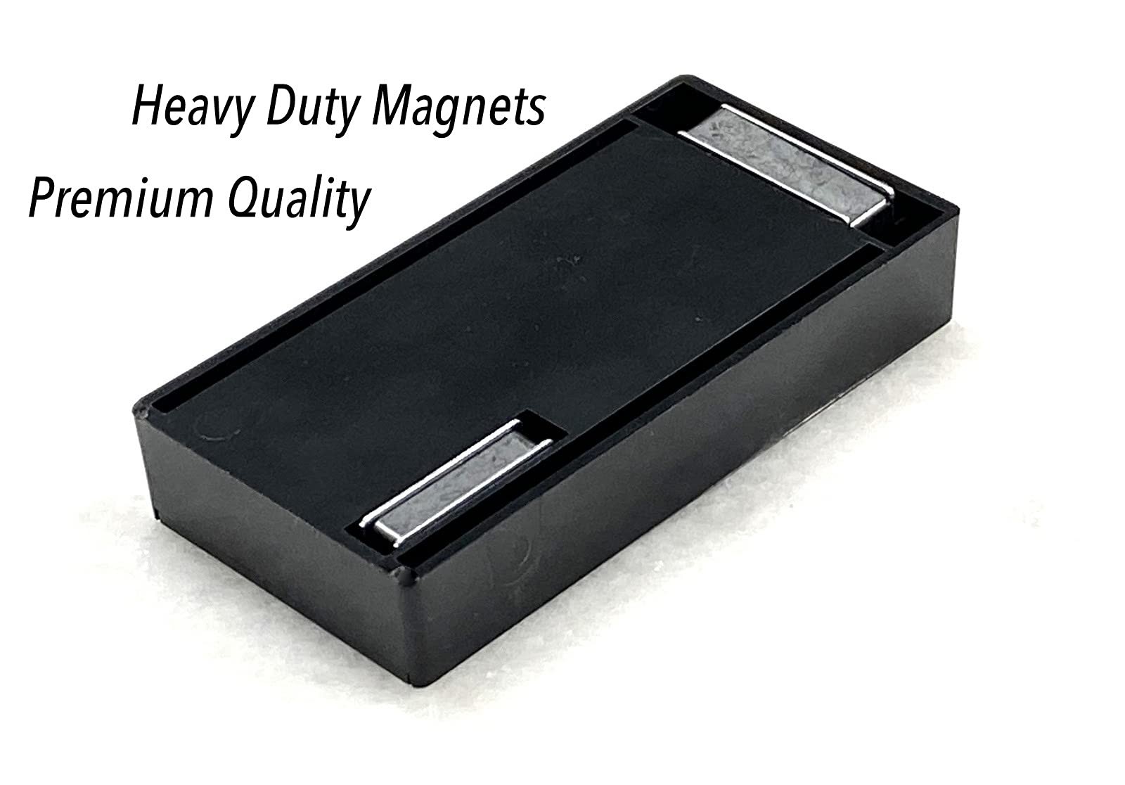 2 Hide A Key Magnetic Under Car Spare 4″ L x 2″ W x 0.625″ H, Black