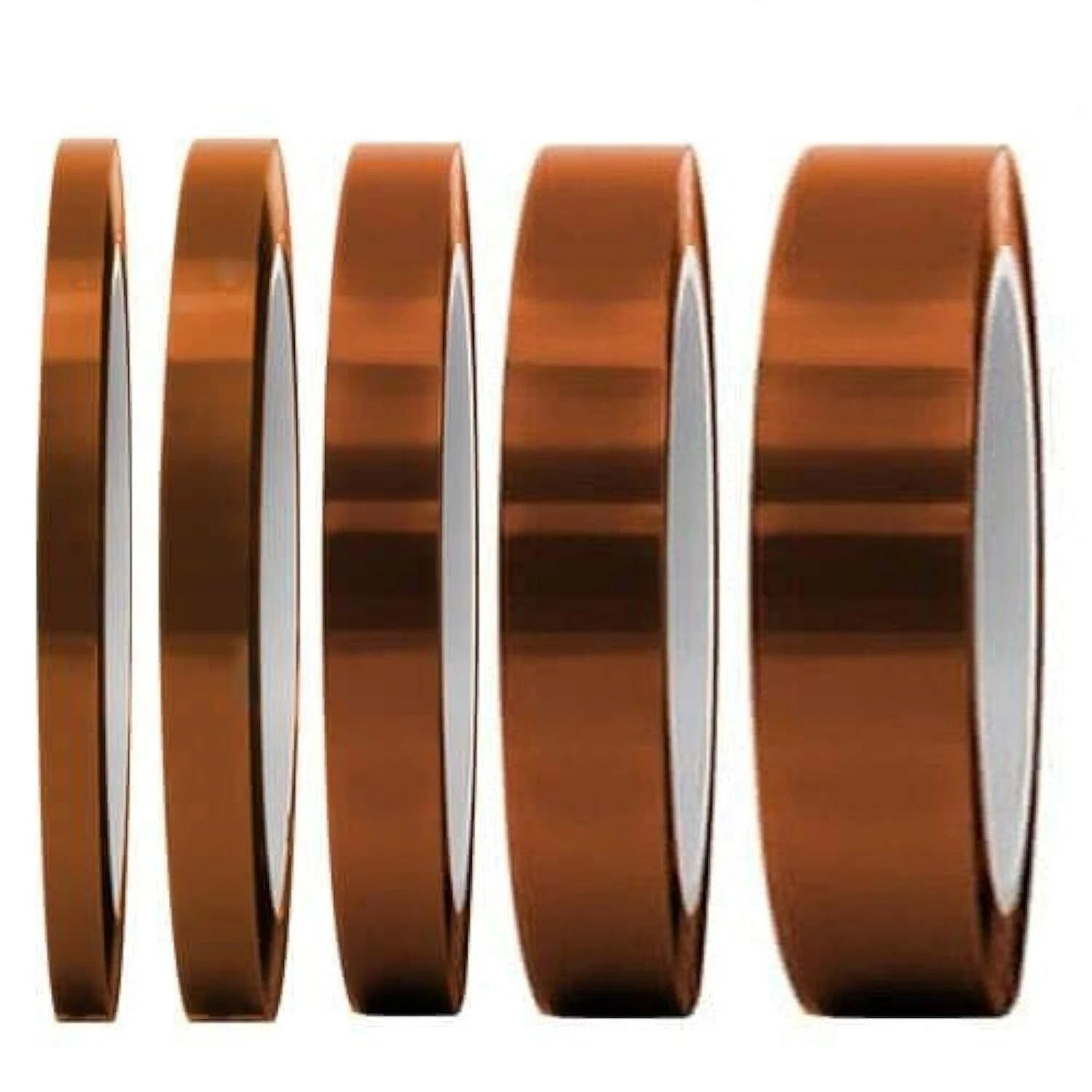 High Temperature Masking Tape for Powder Coating 5 Pcs Multi Sizes Heat Up 280